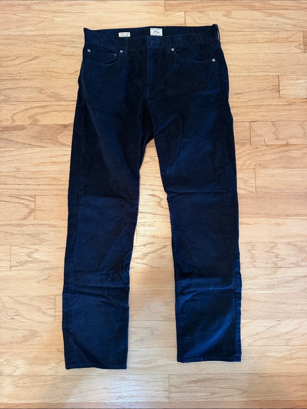 J. Crew Men's Corduroy Pants in Deep Navy